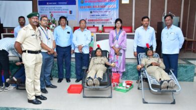 Photo of एनसीसी दिनानिमित्त उमरगा येथे रक्तदान शिबिर
